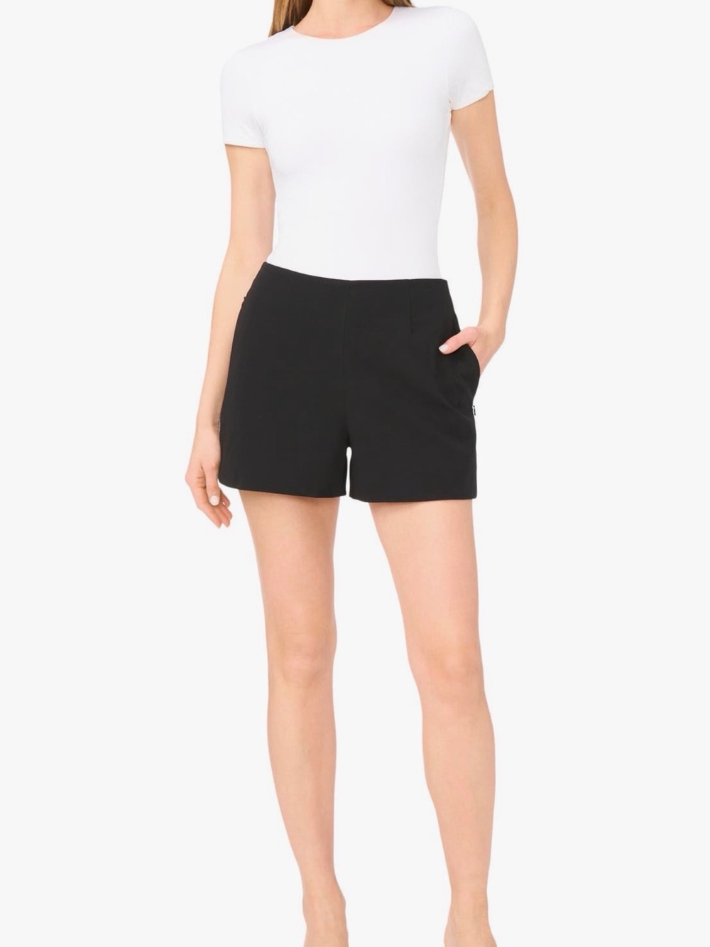 1.STATE Tailored Black Shorts - READ‎ DESCRIPTION Flaw/Broken Zipper